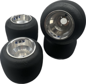 Burris 4-Tire Set - Silver Wheels - 11 Compound