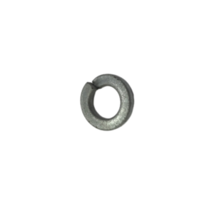 Lock Washers - Zinc 3/8", gray metallic in color, featuring a visible gap.