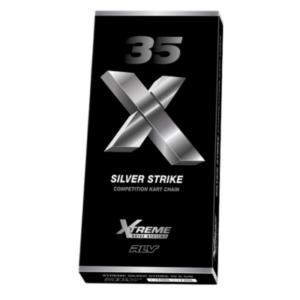 RLV Xtreme #35 106 Link Silver Strike Silver on Black Chain