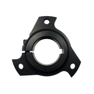 Rotor Hub - MCP 1-1/4" - 6", a black machined metal component featuring three mounting holes and a central circular opening.