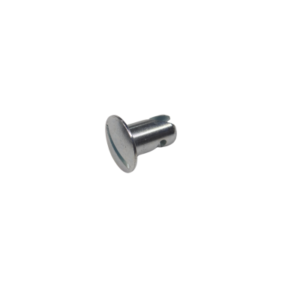A small Dzus Button - 5/16" with a rounded head and a cylindrical body.