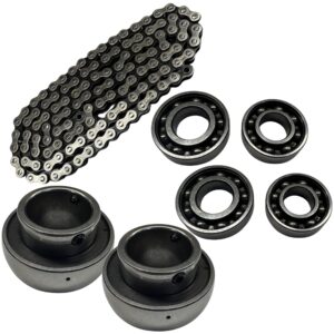 Low Drag Bearing & Chain Kit - For Stepped Front Hubs